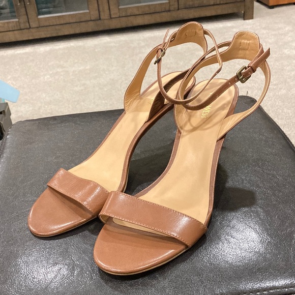 Nine West Shoes - Nine West leather Jazz ankle strap sandal